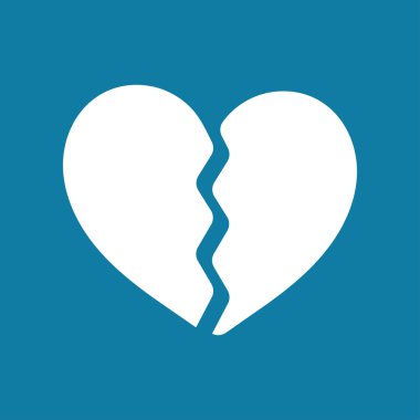 iki kırık kalp parçası