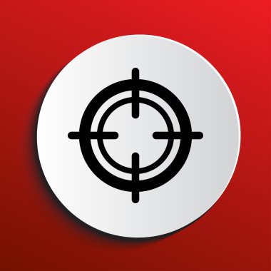 Odak vektör simgesi, kapı Dürbünü