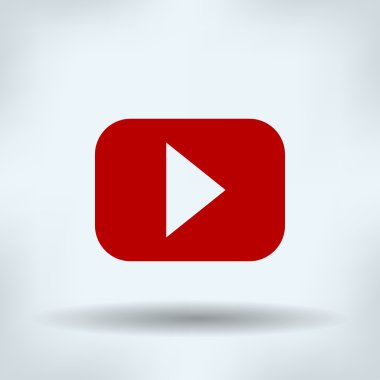 video simgesi, vektör illüstrasyonu