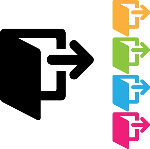 Çıkış simgesini eps 10