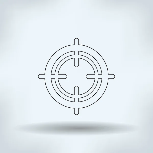 Odak vektör simgesi, kapı Dürbünü