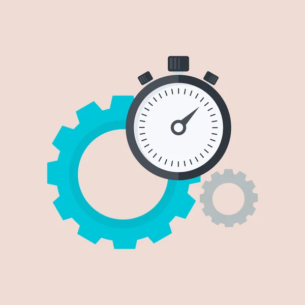 cog ve kronometre simgesi