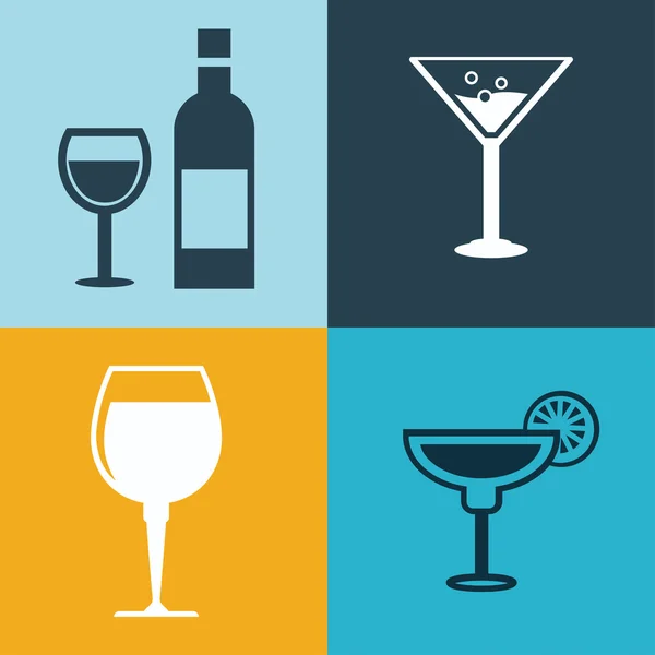 Drink Icon set — Stock Vector