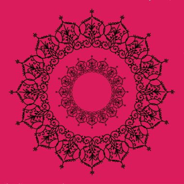 süsleme arka plan yuvarlak