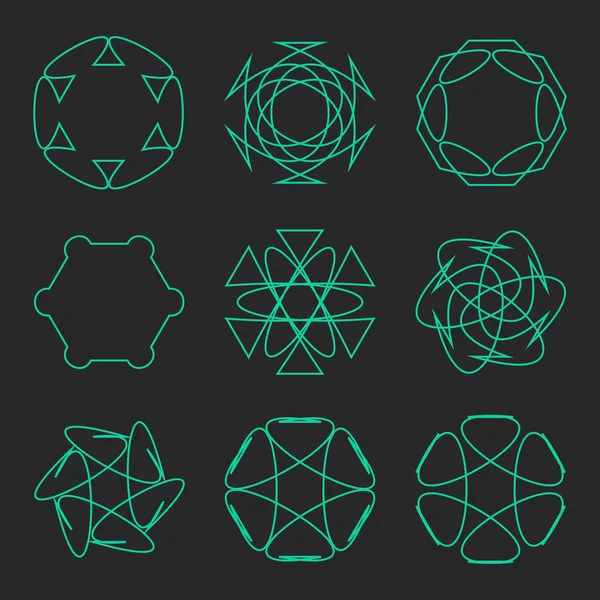 Vektör logo tasarım şablonları topluluğu