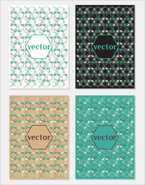 Vector set of design templates — Stock Vector