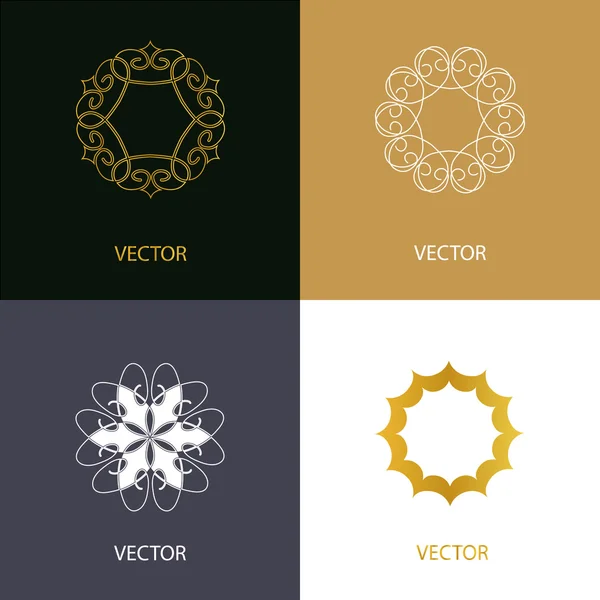 Modèles de conception de logo — Image vectorielle