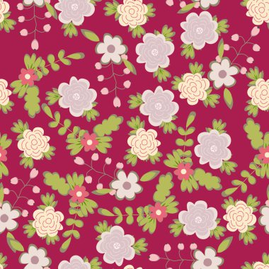 Kusursuz çiçek deseni