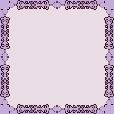 Dekoratif kaligrafi çerçeve