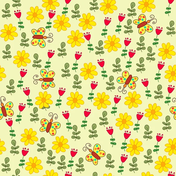 Kusursuz çiçek deseni