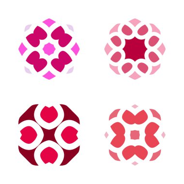 Vektör logo tasarım şablonları ve desenleri koleksiyonu