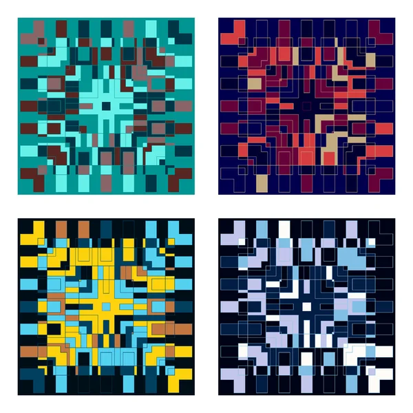 renkli geometrik seamless modeli