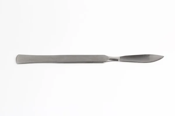 Medical scalpel on a white background — Stock Photo, Image