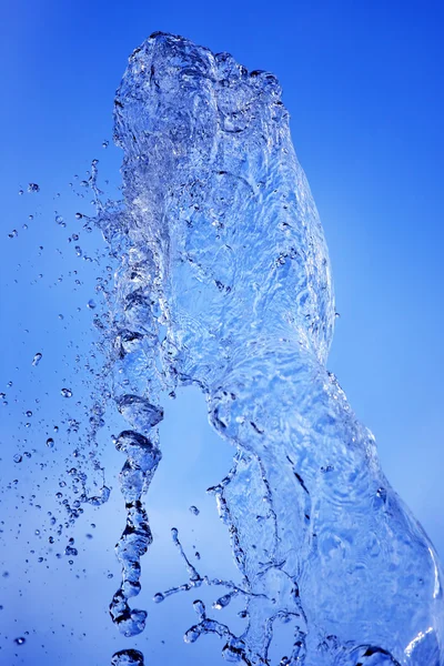 Gotas de água da fonte no céu — Fotografia de Stock