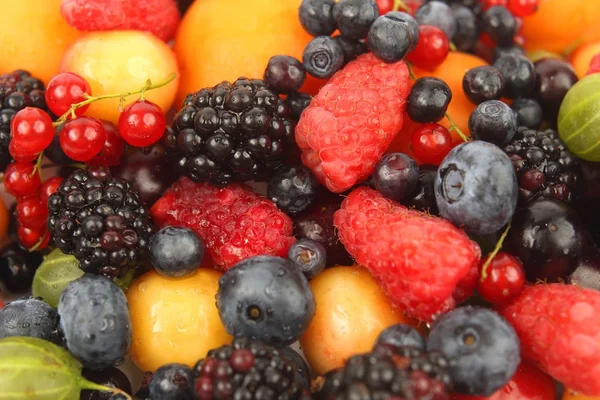 Lotes de frutas frescas diferentes — Fotografia de Stock