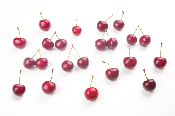 Frische Kirschbeeren Gesunde Kost Zum Frühstück Früchte Der Vegetation — Stockfoto