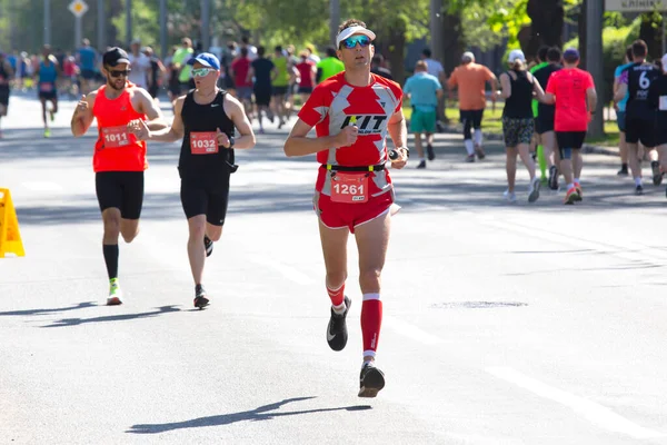 Kharkiv Ukraine May 2021 Kharkiv Half Marathon Runners Participating Marathon — Stock Photo, Image