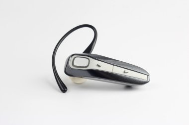 Bluetooth closeup beyaz arka plan üzerinde