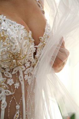 Gelin büstü yakın çekim