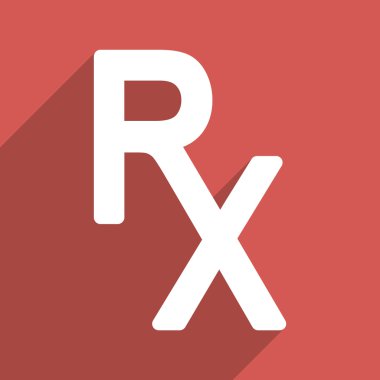 Alış irsaliyesi sembolü düz Longshadow kare simgesi