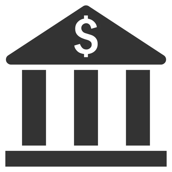 Bank gebouw platte Vector Icon — Stockvector