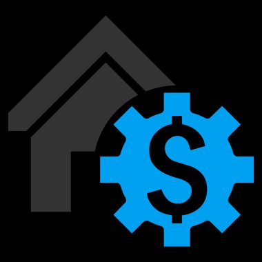 Kiralık Konut seçenekleri düz vektör simgesi