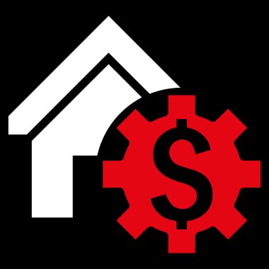 Kiralık Konut seçenekleri düz vektör simgesi