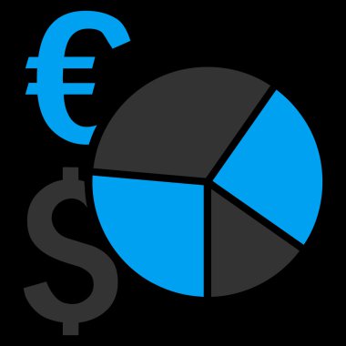 Mali pasta grafiği düz vektör simgesi