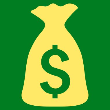 para çantası düz vektör simgesi