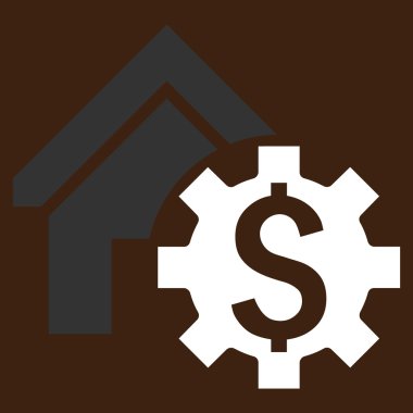 Kiralık Konut seçenekleri düz vektör simgesi