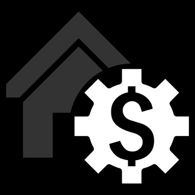 Kiralık Konut seçenekleri düz vektör simgesi