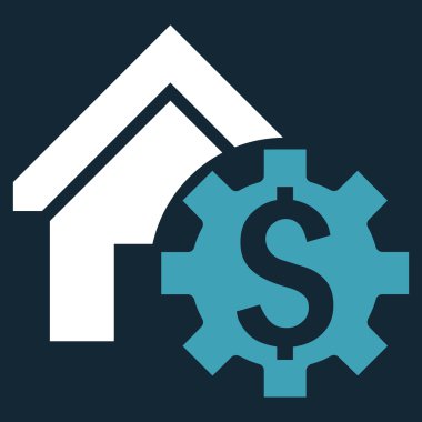 Kiralık Konut seçenekleri düz vektör simgesi