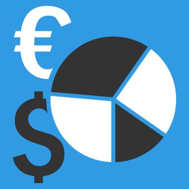 Mali pasta grafiği düz vektör simgesi