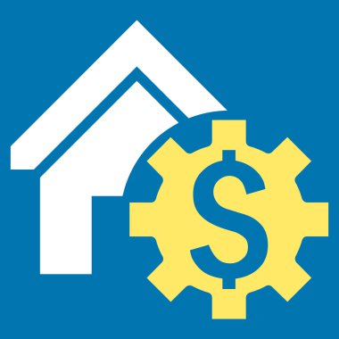 Kiralık Konut seçenekleri düz vektör simgesi