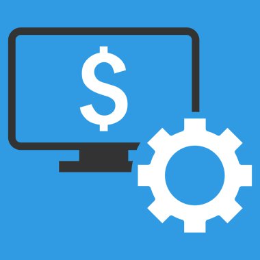 Mali izleme seçenekleri düz vektör simgesi