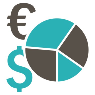 Mali pasta grafiği düz vektör simgesi