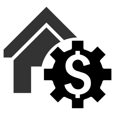 Kiralık Konut seçenekleri düz vektör simgesi