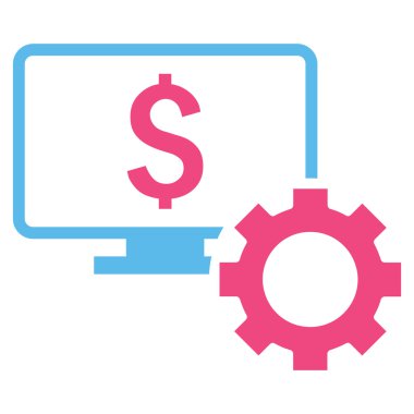 Mali izleme seçenekleri düz vektör simgesi