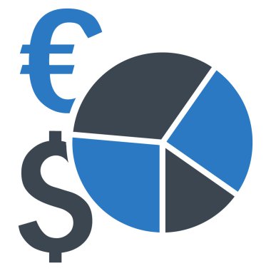 Mali pasta grafiği düz vektör simgesi