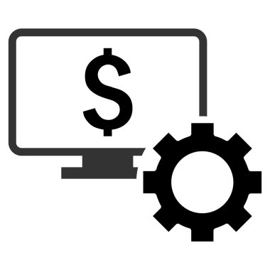 Mali izleme seçenekleri düz vektör simgesi