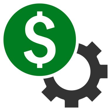 Geliştirme maliyet düz vektör simgesi