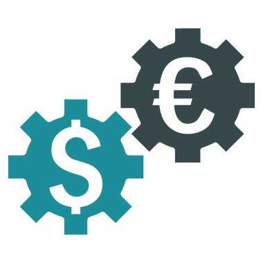 Mali mekanik düz vektör simgesi