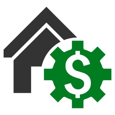 Kiralık Konut seçenekleri düz vektör simgesi