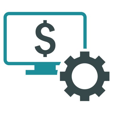 Mali izleme seçenekleri düz vektör simgesi