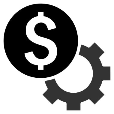 Geliştirme maliyet düz vektör simgesi