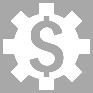 Dolar seçenekleri düz vektör simgesi