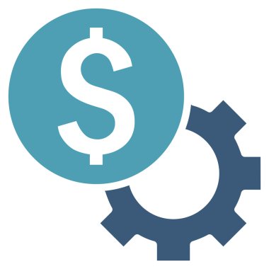 Geliştirme maliyet düz vektör simgesi