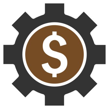 Mali seçenekleri düz vektör simgesi