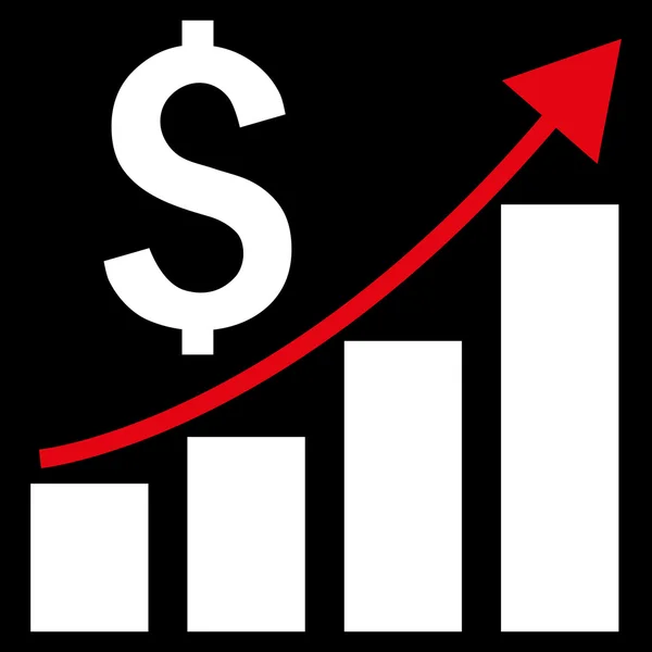 Informe financiero icono de vector plano — Archivo Imágenes Vectoriales