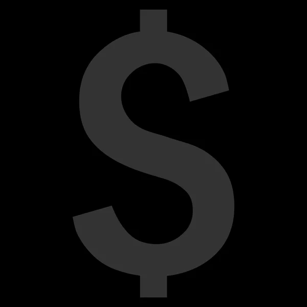 Symbole Dollar Icône vectorielle plate — Image vectorielle